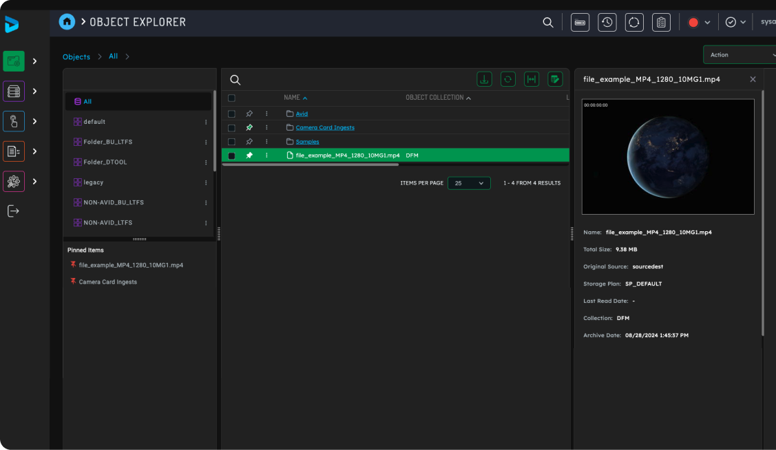 diva object explorer green and black screencap