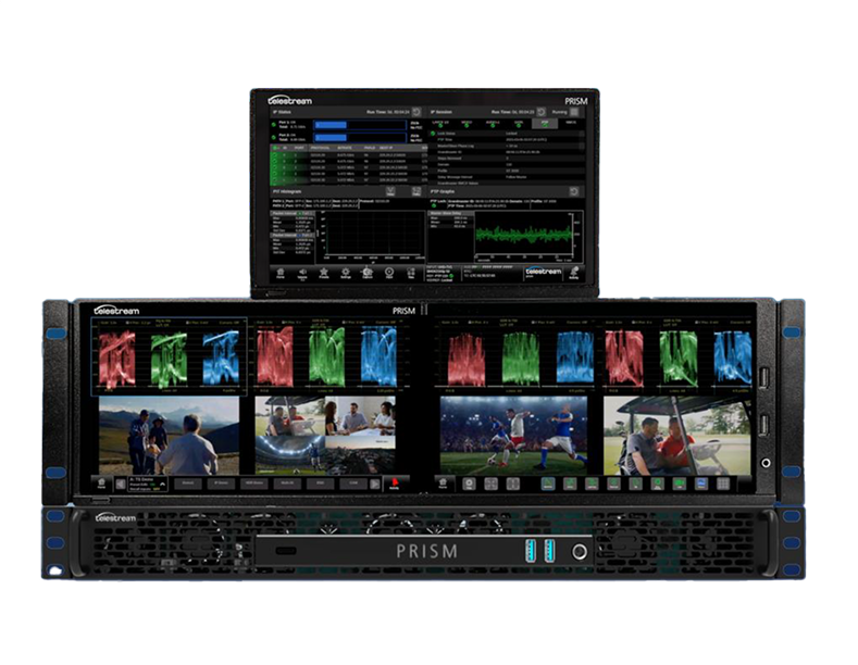 prism software screen shots video waveforms monitors showing videos