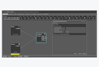 vantage AI-Speech analysis computer software tool tools to detect language, classify audio content, and generate transcripts