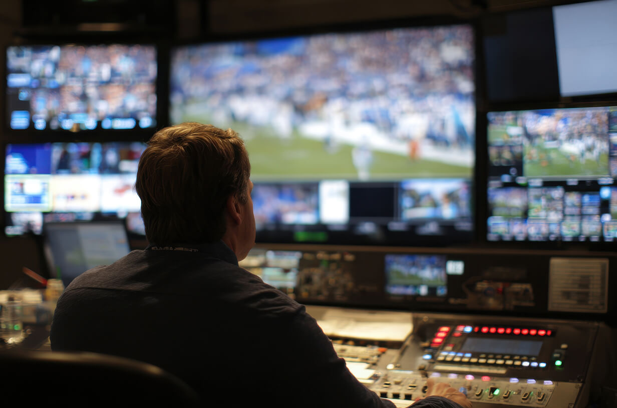 sports news broadcasting services and equipment
