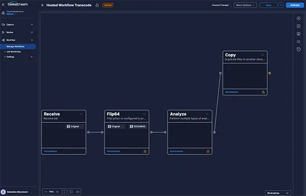 low-code workflow automation up screen capture
