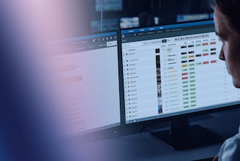 OTT Video Quality Monitoring dual monttors