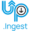 up ingest blue logo