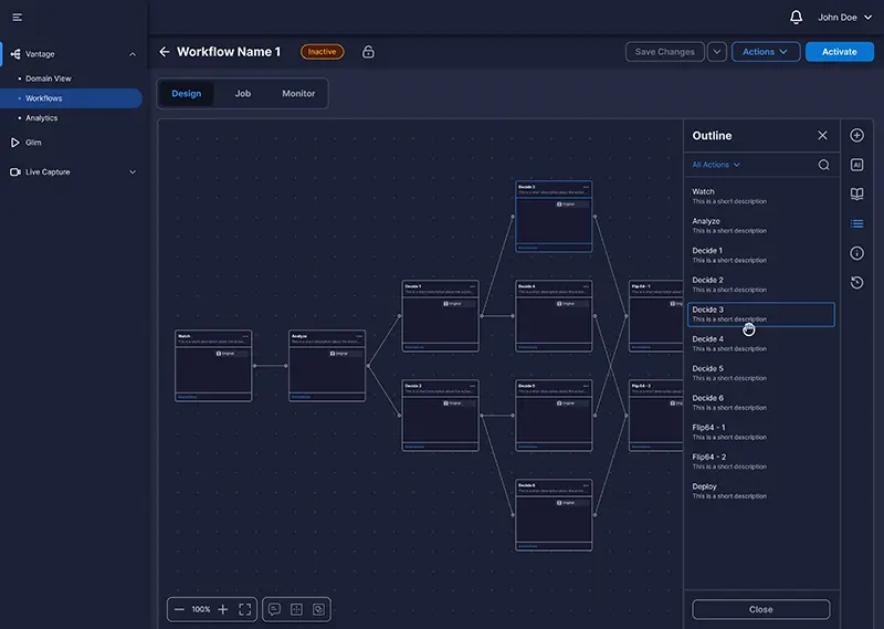vantage outline screen capture