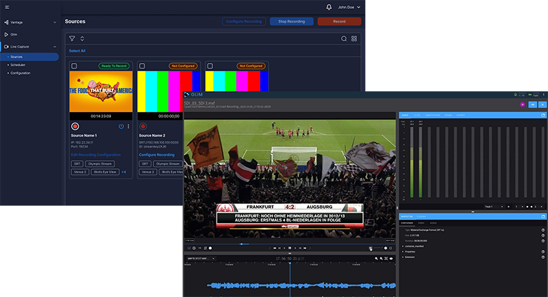 live product suite product screen shots