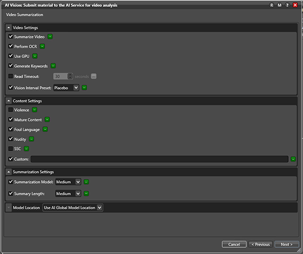ai vision visual analysis software screen