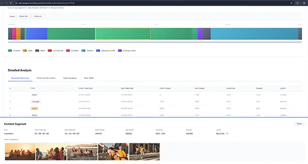 edc media analyzer content understanding software screen
