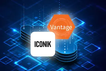vantage an iconik logos